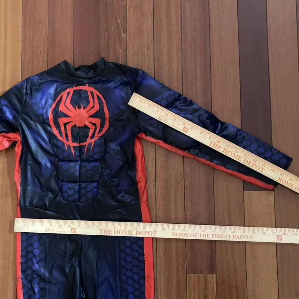 Across the Spider-Verse Miles Morales Kid's Spiderman Costume M 8-10